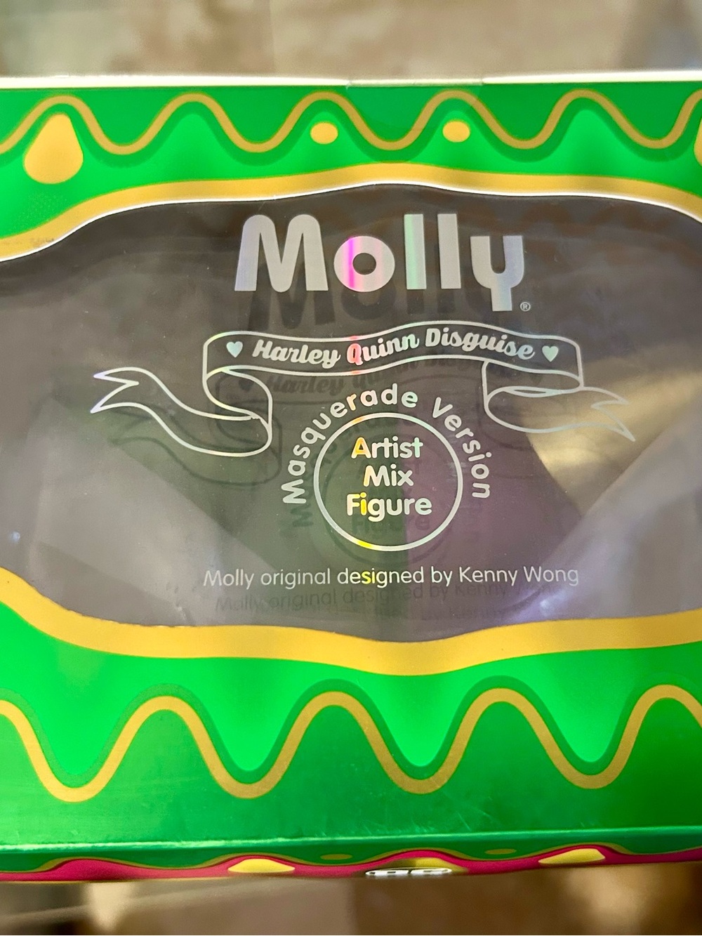 Molly Harlequin Disguise - metallic green and purple - Picture 9 of 9